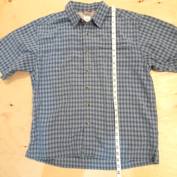 3 for $25 Sales Deal- The North Face Check Blue Shirt, Size M - Picture 8 of 16